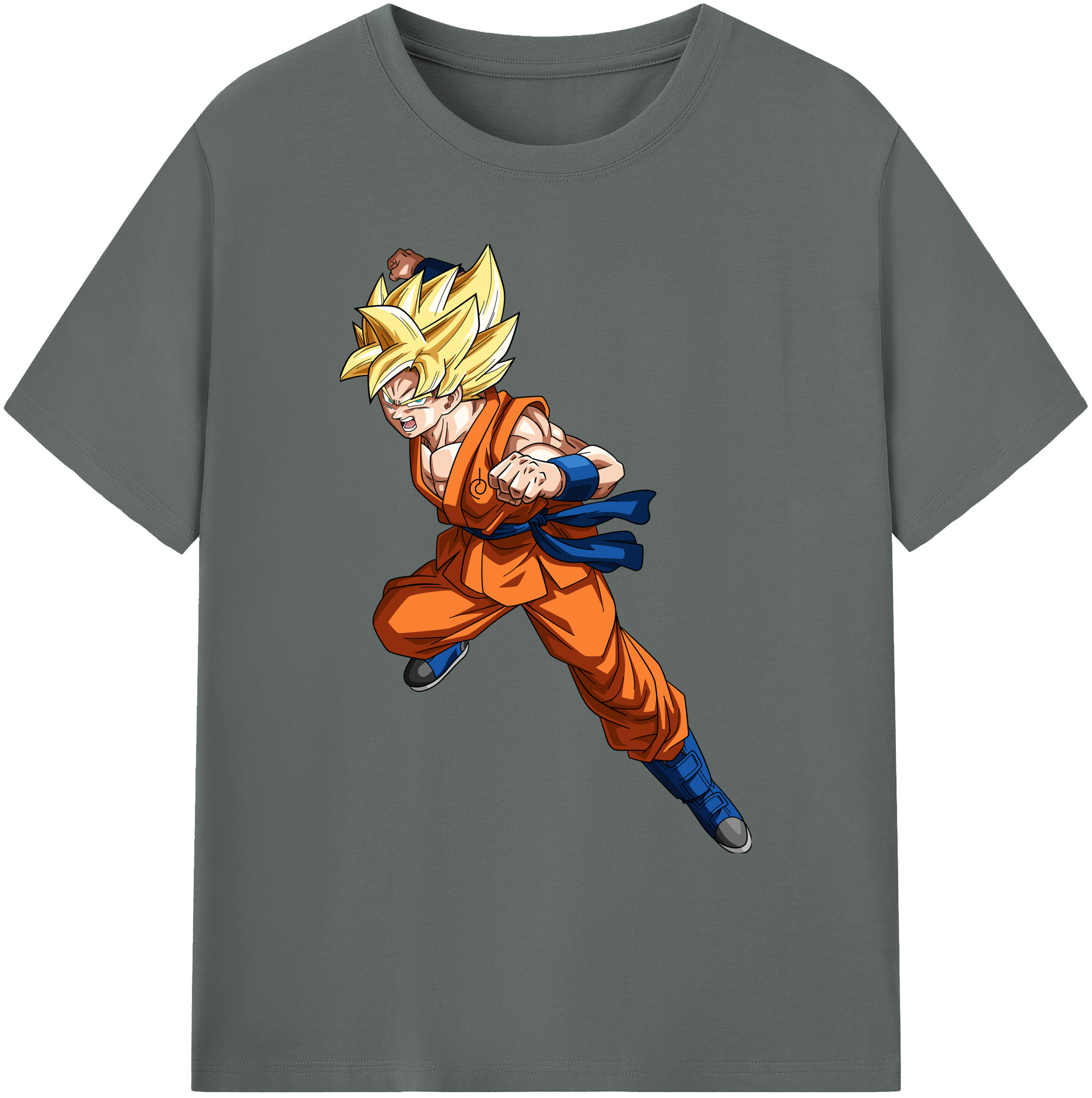 （画像用） ドラゴンボール 孫悟空（そん ごくう）Son Goku カカロット DRAGON BALL Kakarotto 綿100％ メンズ半袖Tシャツ｜肌触りやわらか＆通気性